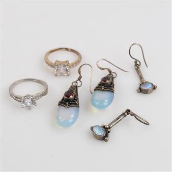 Silver Jewelry, 6 Pieces