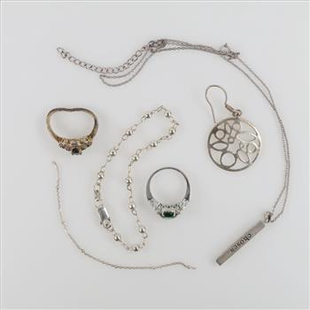 Silver Jewelry, 6 Pieces