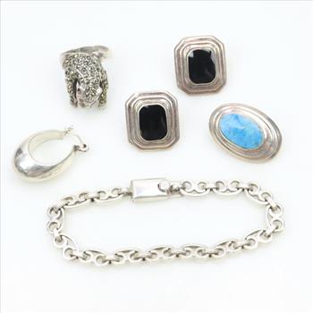 Silver Jewelry, 6 Pieces