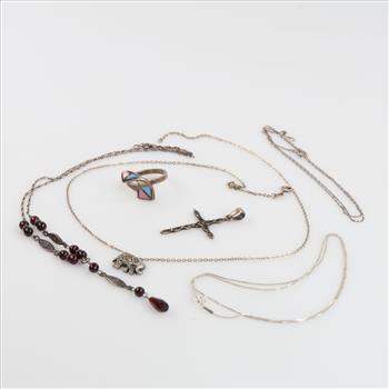 Silver Jewelry, 6 Pieces