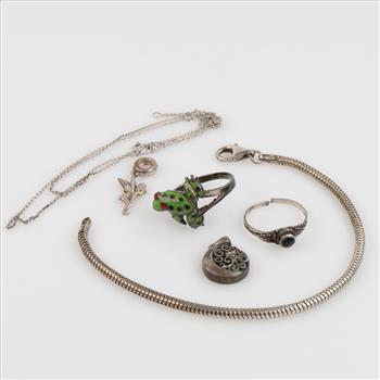 Silver Jewelry, 6 Pieces