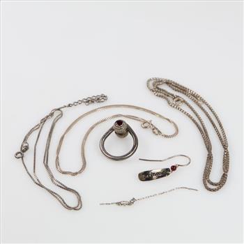 Silver Jewelry, 6 Pieces