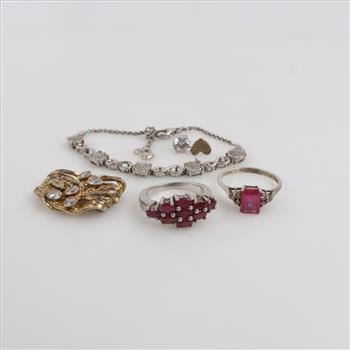 Silver Jewelry, 6 Pieces