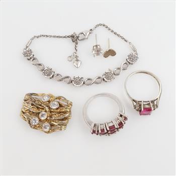 Silver Jewelry, 6 Pieces