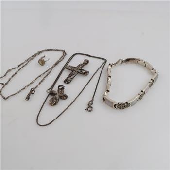 Silver Jewelry, 6 Pieces