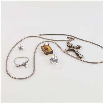 Silver Jewelry, 6 Pieces