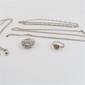 Silver Jewelry, 6 Pieces