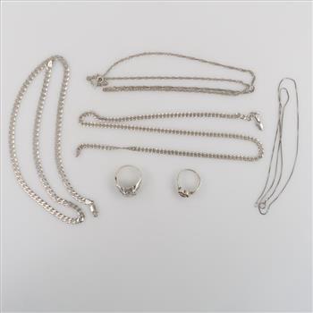 Silver Jewelry, 6 Pieces