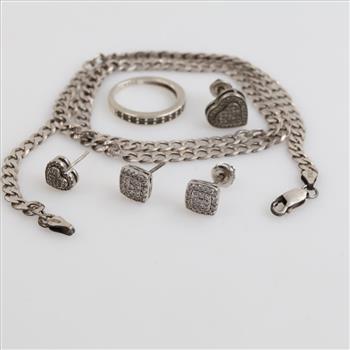Silver Jewelry, 6 Pieces