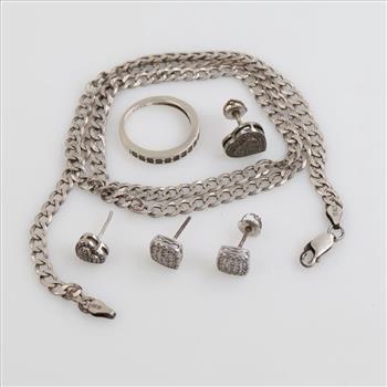 Silver Jewelry, 6 Pieces