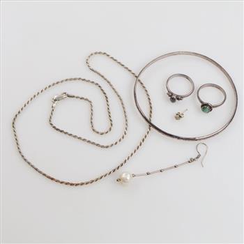 Silver Jewelry, 6 Pieces