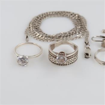 Silver Jewelry, 6 Pieces