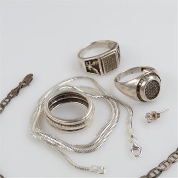 Silver Jewelry, 6 Pieces