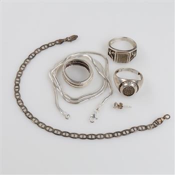 Silver Jewelry, 6 Pieces
