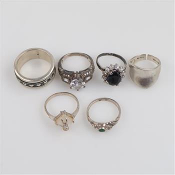 Silver Jewelry, 6 Pieces