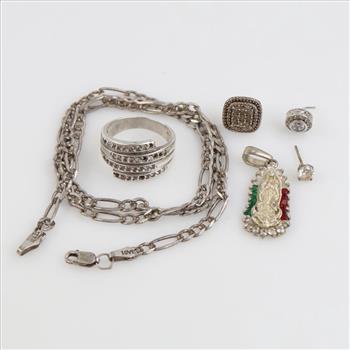 Silver Jewelry, 6 Pieces