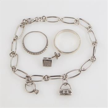 Silver Jewelry, 6 Pieces