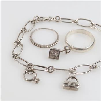 Silver Jewelry, 6 Pieces