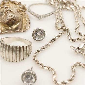 Silver Jewelry, 6 Pieces