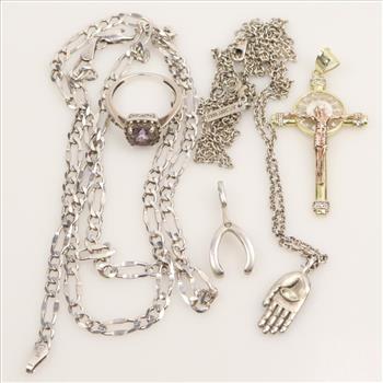 Silver Jewelry, 6 Pieces