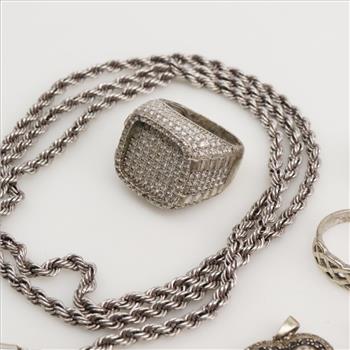 Silver Jewelry, 6 Pieces