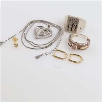 Silver Jewelry, 7 Pieces