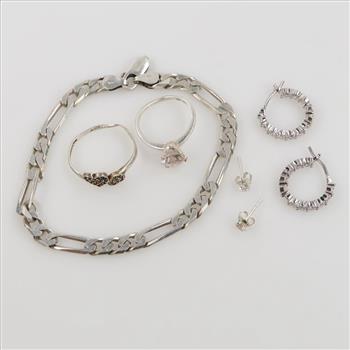 Silver Jewelry, 7 Pieces