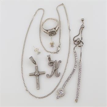 Silver Jewelry, 7 Pieces