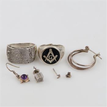 Silver Jewelry, 7 Pieces