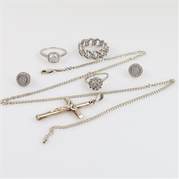 Silver Jewelry, 7 Pieces