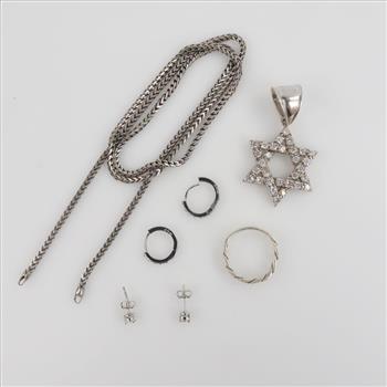 Silver Jewelry, 7 Pieces