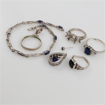 Silver Jewelry, 7 Pieces