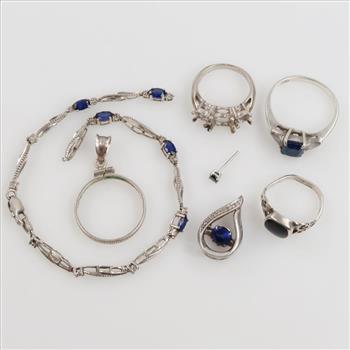 Silver Jewelry, 7 Pieces