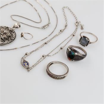 Silver Jewelry, 7 Pieces