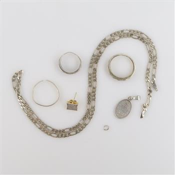 Silver Jewelry, 7 Pieces