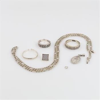 Silver Jewelry, 7 Pieces