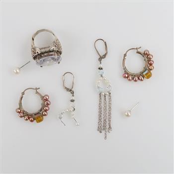 Silver Jewelry, 7 Pieces