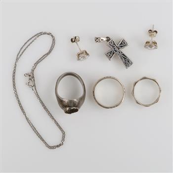 Silver Jewelry, 7 Pieces