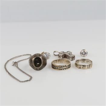 Silver Jewelry, 7 Pieces