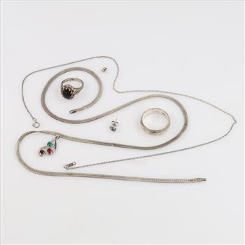 Silver Jewelry, 7 Pieces