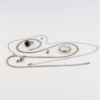 Silver Jewelry, 7 Pieces
