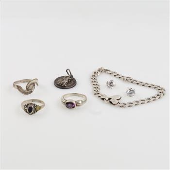 Silver Jewelry, 7 Pieces