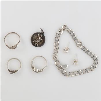 Silver Jewelry, 7 Pieces