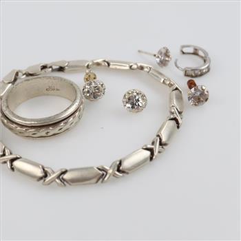 Silver Jewelry, 7 Pieces