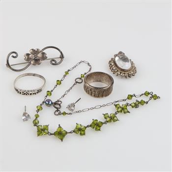 Silver Jewelry, 7 Pieces
