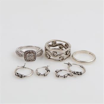 Silver Jewelry, 7 Pieces