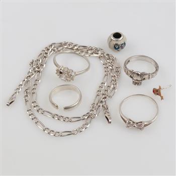 Silver Jewelry, 7 Pieces
