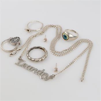 Silver Jewelry, 7 Pieces