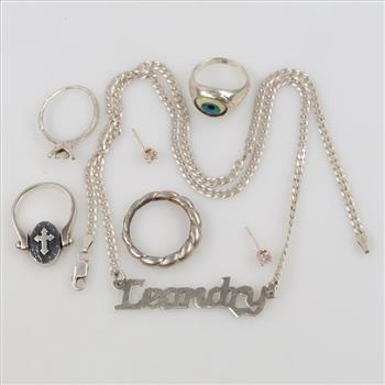 Silver Jewelry, 7 Pieces