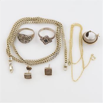 Silver Jewelry, 7 Pieces